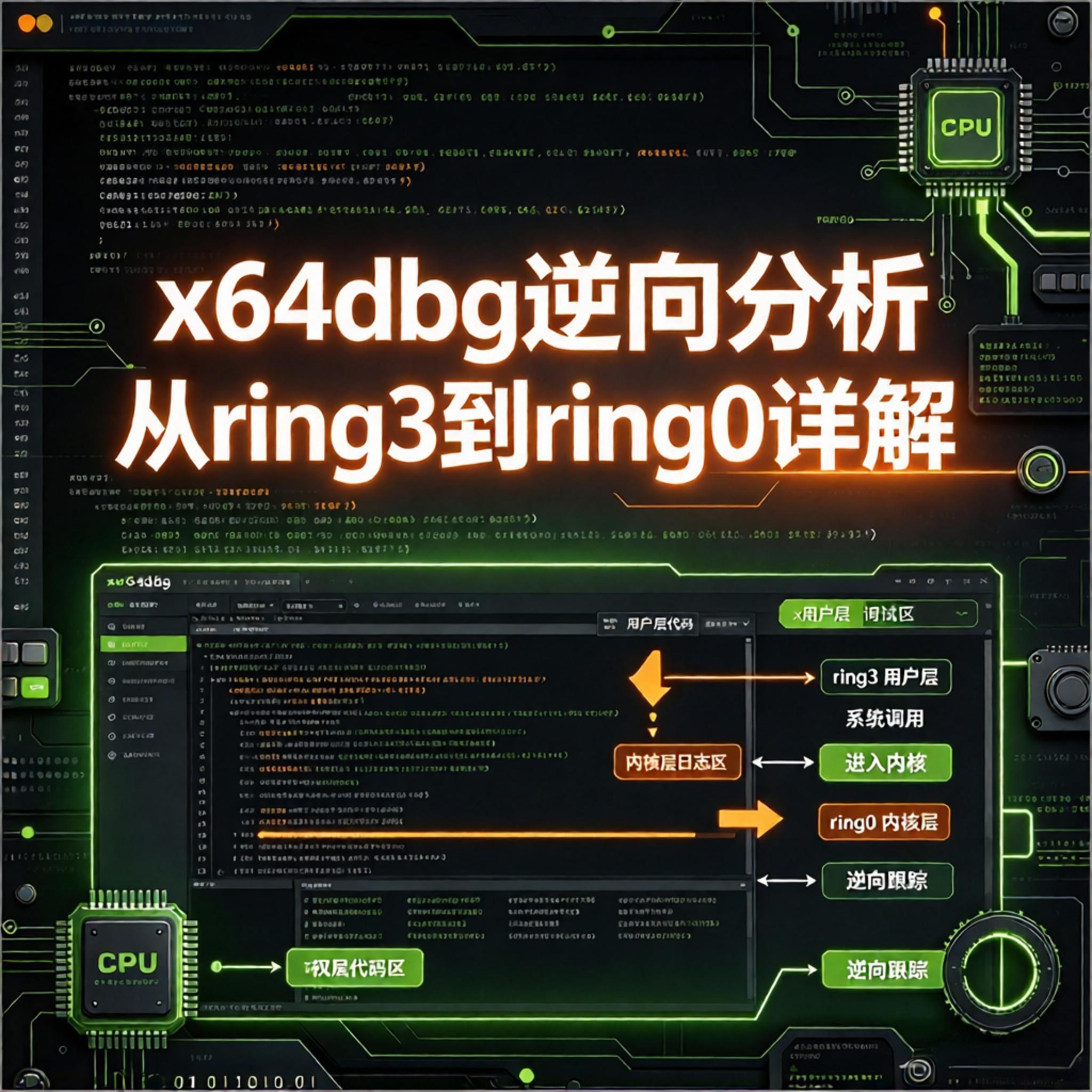 x64dbg逆向分析从ring3到ring0详解 43讲