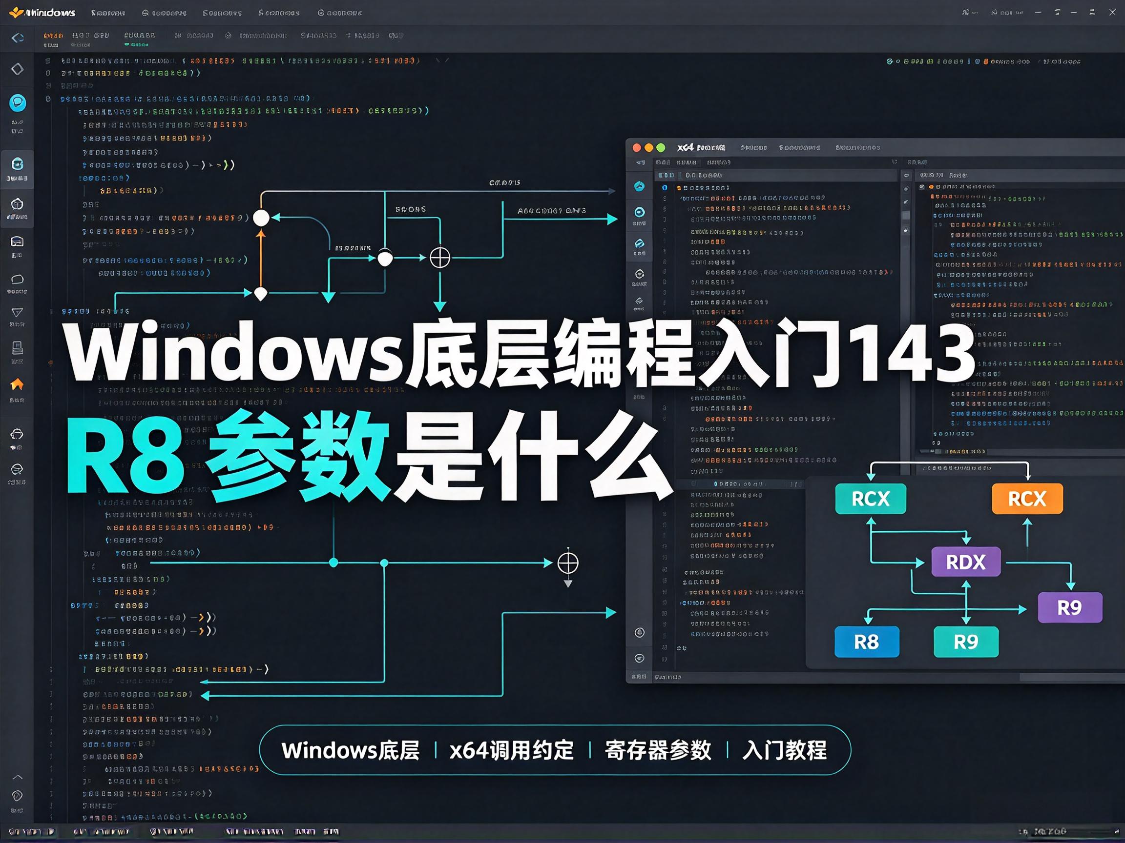 Windows底层编程入门143   R8 参数是什么