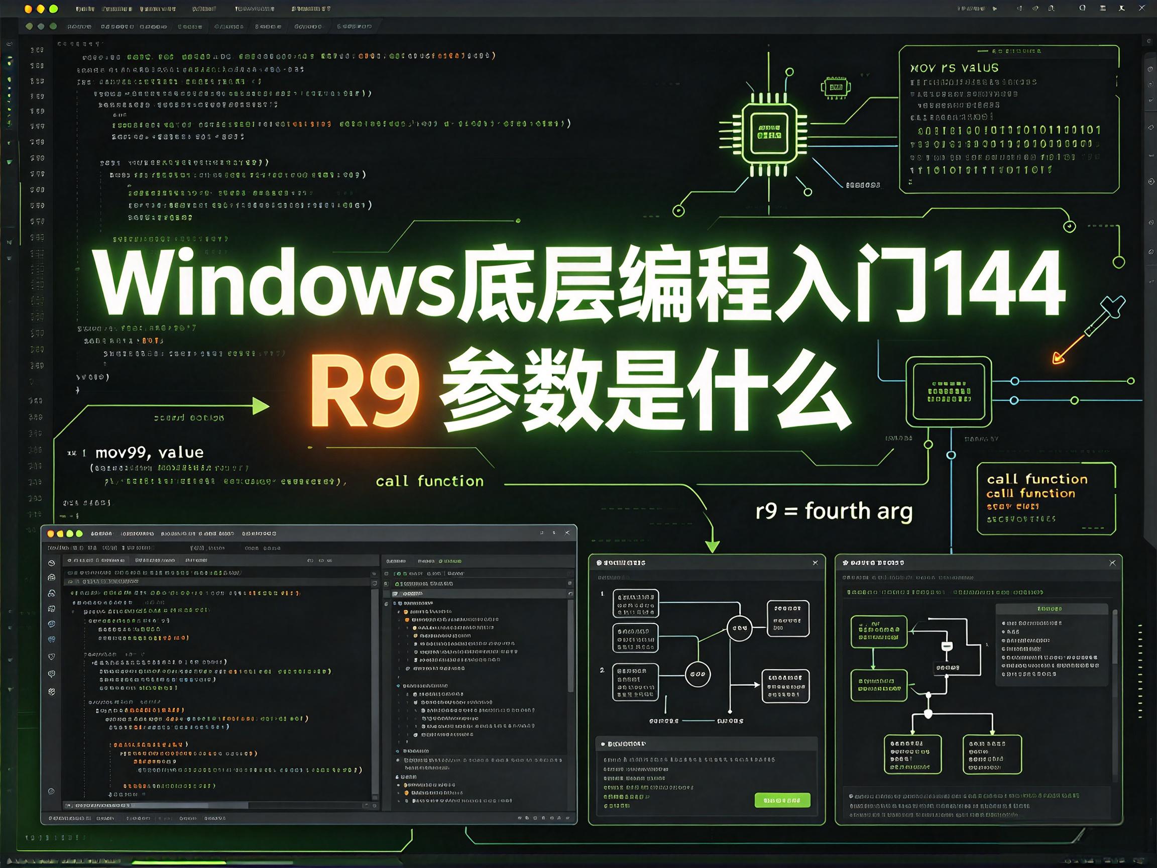 Windows底层编程入门144  R9 参数是什么