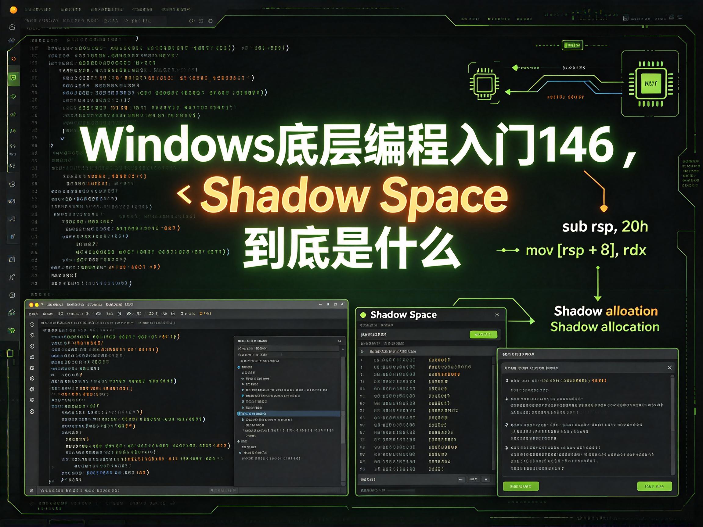 Windows底层编程入门146   Shadow Space 到底是什么