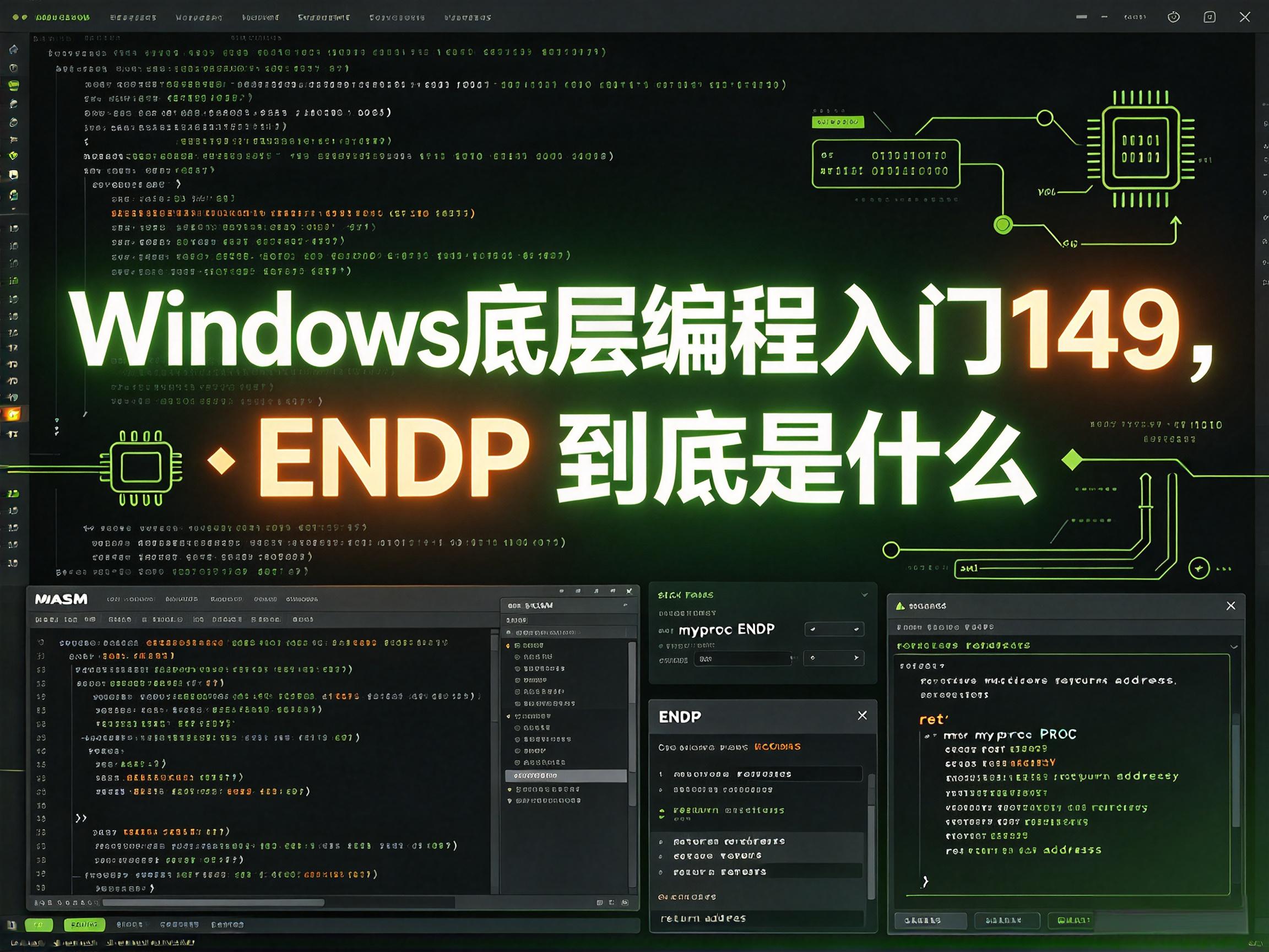 Windows底层编程入门149   ENDP 到底是什么