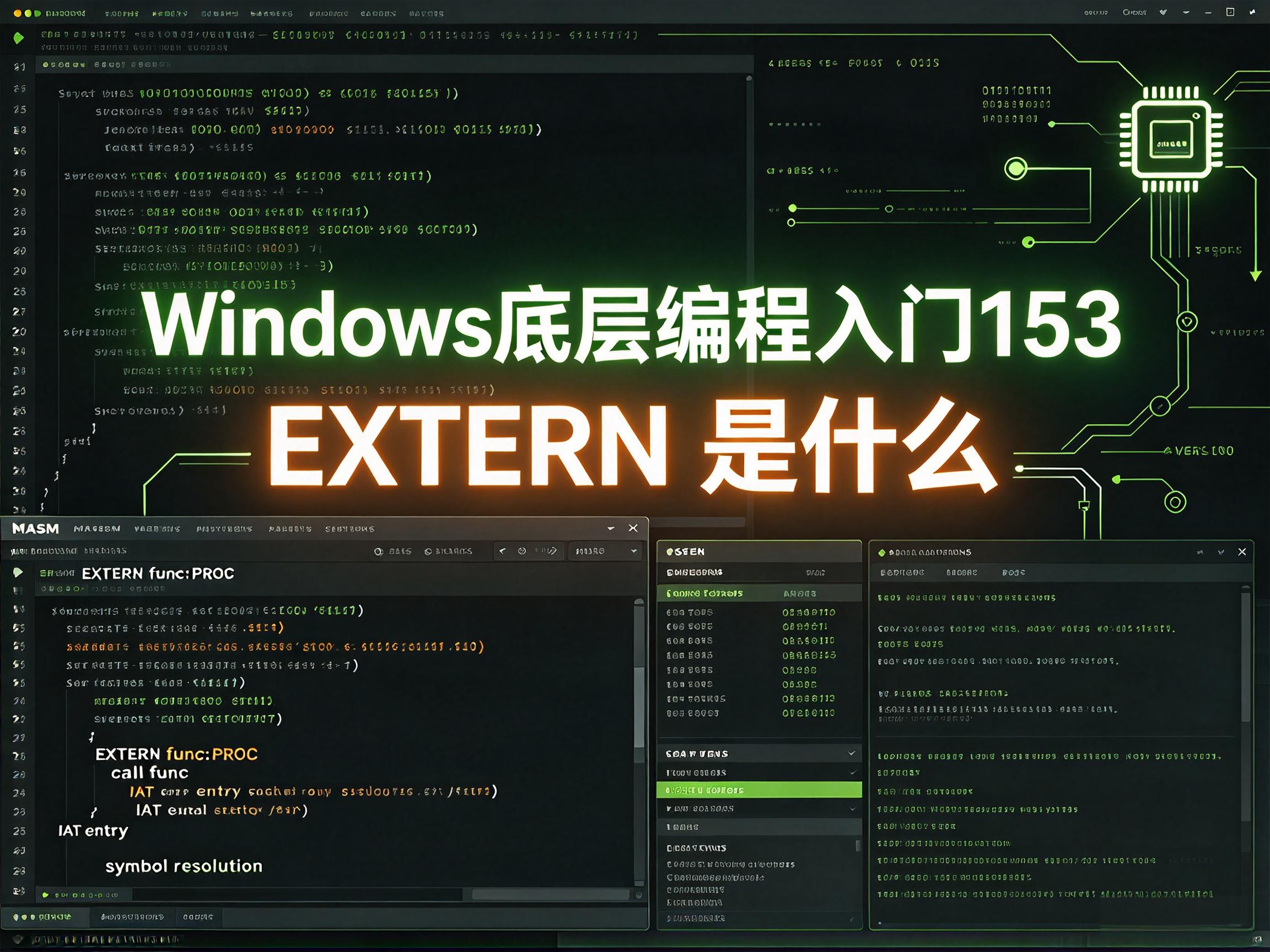 Windows底层编程入门153     EXTERN 是什么