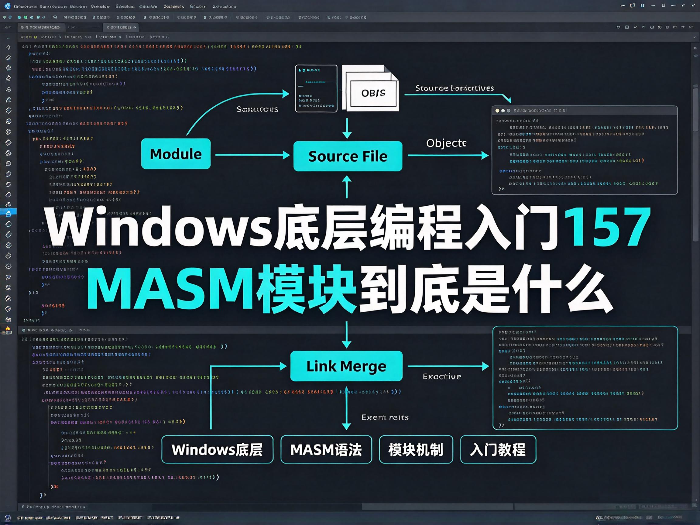 Windows底层编程入门157   MASM模块到底是什么