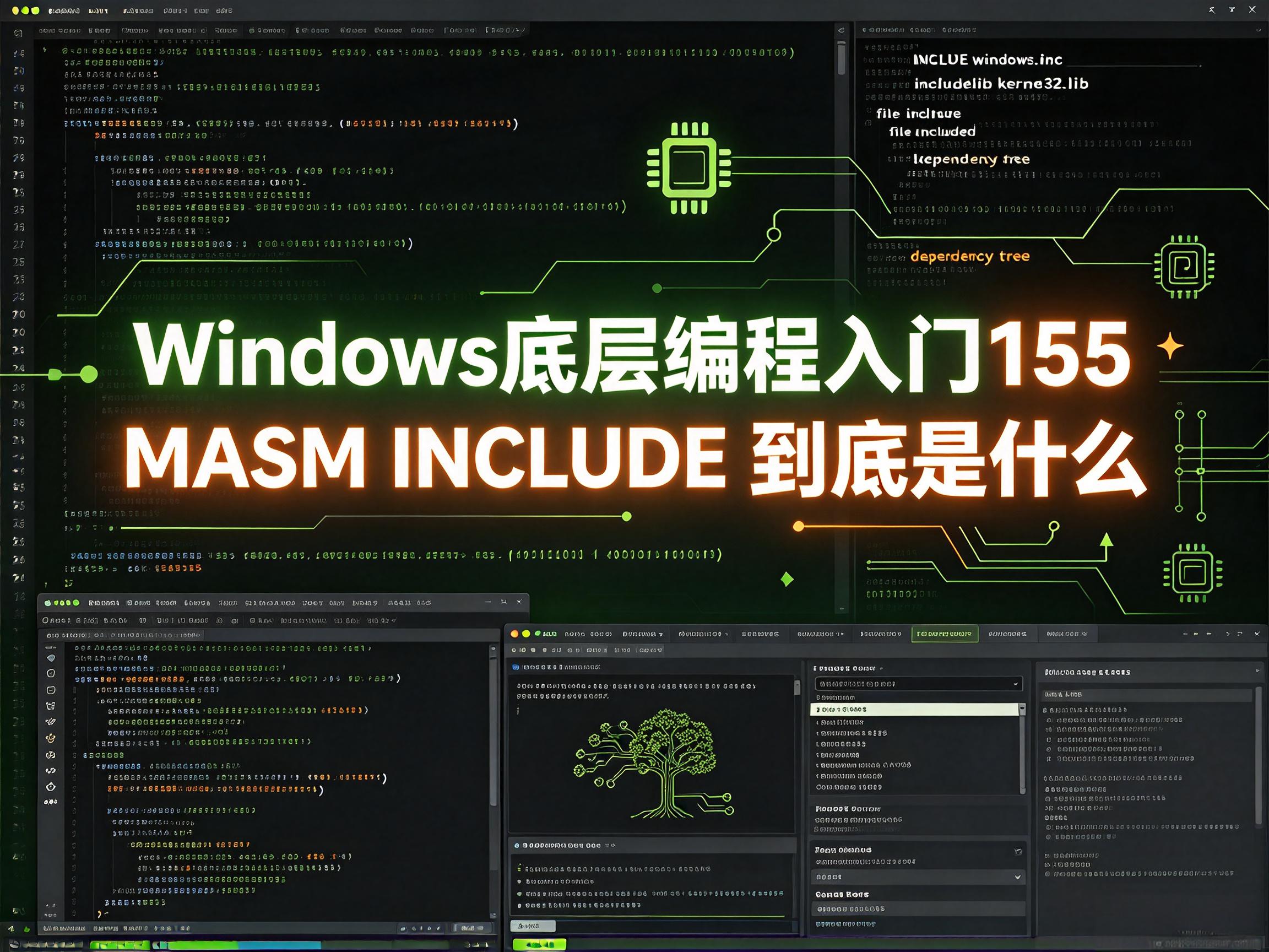 Windows底层编程入门155   MASM INCLUDE 到底是什么