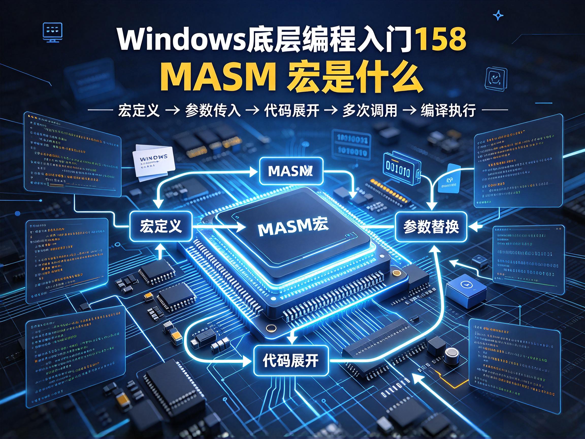 Windows底层编程入门158   MASM 宏是什么