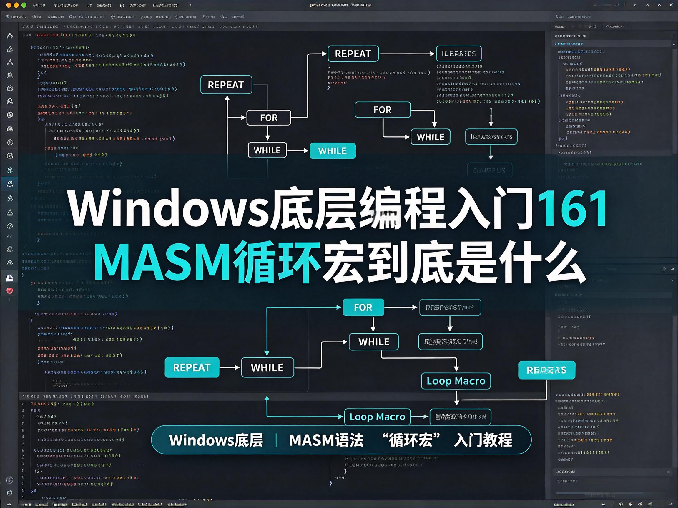 Windows底层编程入门161   MASM循环宏到底是什么